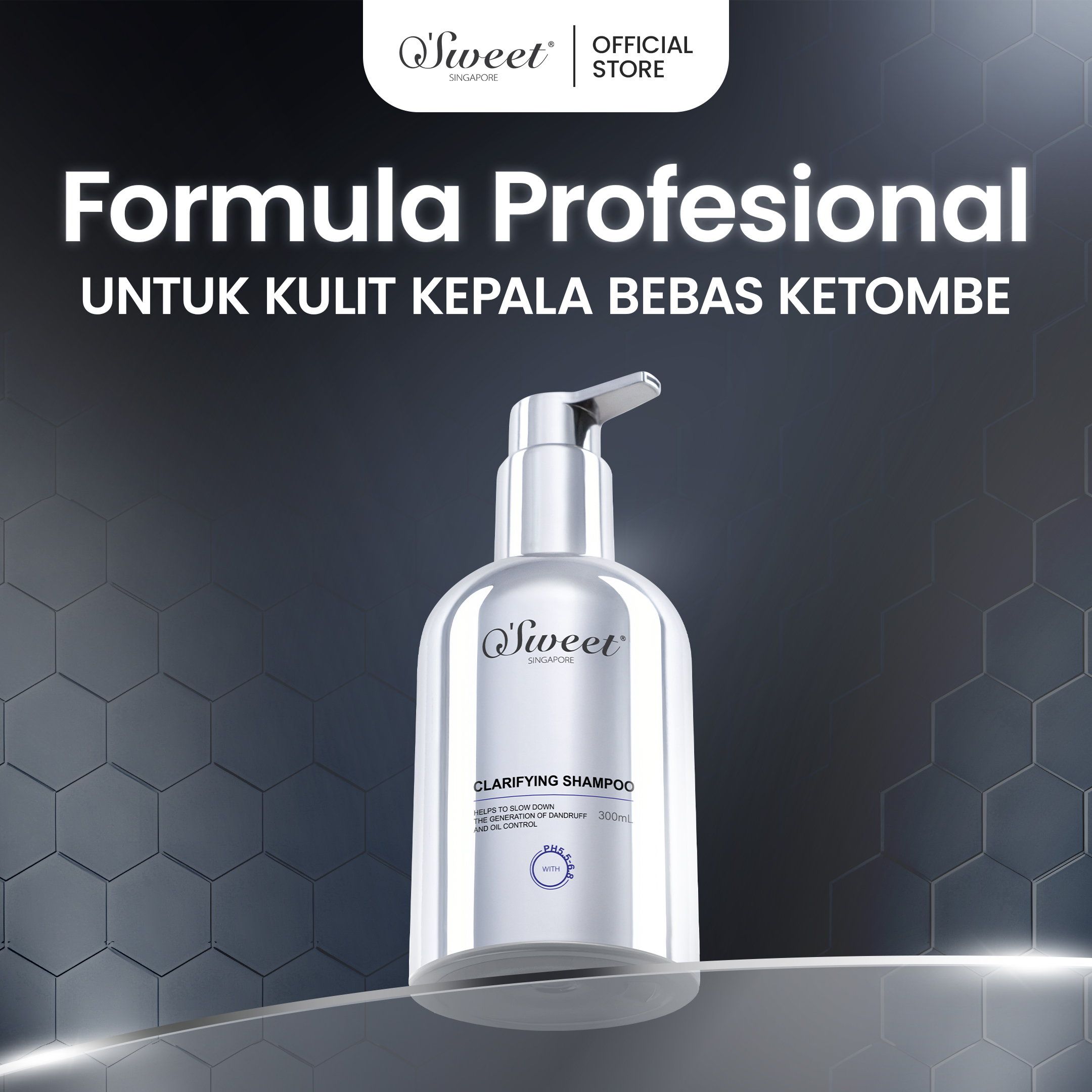 Anti Dandruff & Oil Control Shampoo 300ml