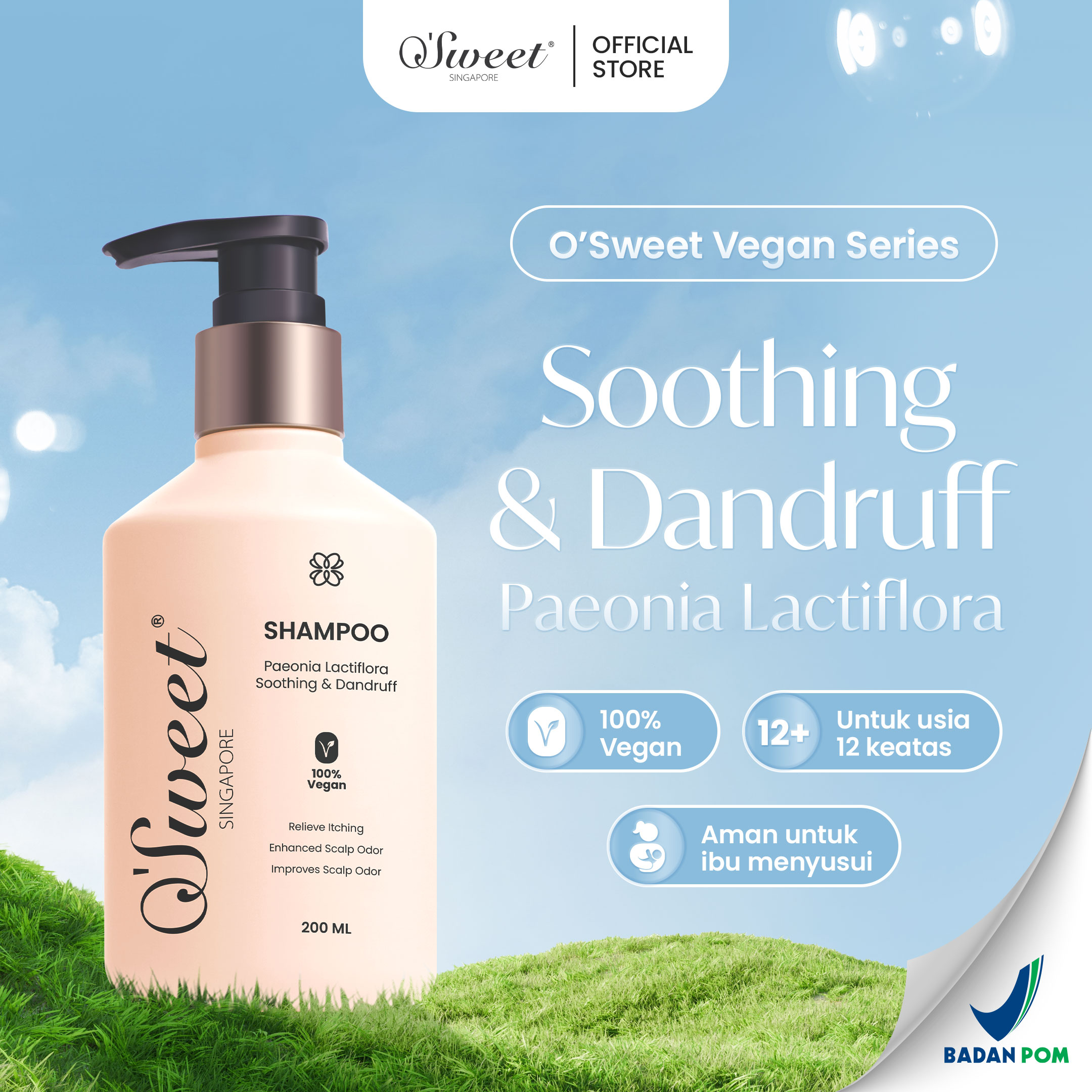 Paeonia Laticflora Vegan Shampoo 200ml